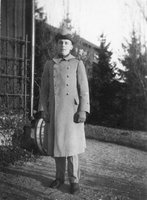Folke Ahlstrand (1901-1954) i uniform år 1923
