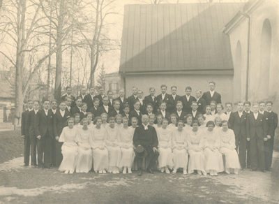 Konfirmation, S:t Nicolai kyrka i Nyköping år 1936