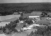 Flygbild över Österby gård, Råby-Rekarne socken
