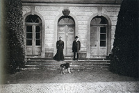 Axel och Marianne på Björksund ca 1911