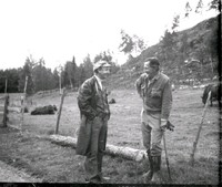 Utgrävning på Hultberget år 1976