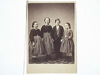 Helena, Ivar, Gurli och Ingeborg Drake, 1860-tal