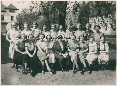 Flickskolan i Nyköping år 1937