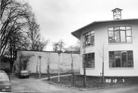 Stallet vid Nicolai kyrka. Rivet 1993.