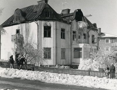 Turisthotellet i Strängnäs efter brand
