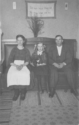 Familjen Ljungman på Ribacken år 1927