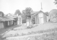 Östra Bergsgatan i Nyköping år 1915