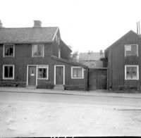 Gammal radhuslänga på Hospitalsgatan