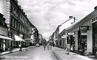 Västra Storgatan i Nyköping, 1941