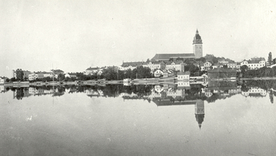 Utsikt från Tosterön mot Strängnäs före 1906.