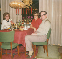 Familjen Ekinge julafton 1973