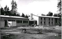 Forskningsanläggningen Studsvik under uppbyggnad.