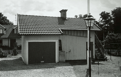 Nabbgatan 8 i Strängnäs, garageinrett uthus