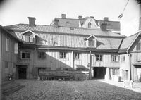 Gräslundska gården i Nyköping år 1938