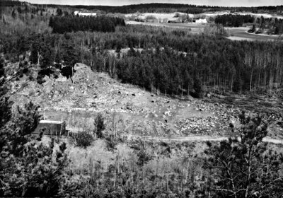 Undersökningsområde i Åker år 1997