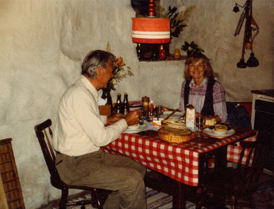 I gillestugan på Elinshäll 1980