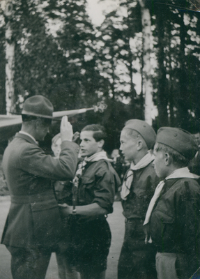 Rolf i scouterna år 1941