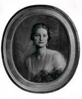 Princessan Astrid, senare drottning av Belgien, målning av Bernhard Österman.