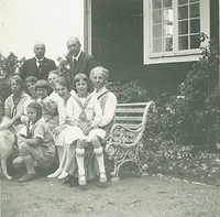 Oscar och Clara Aspelins bröllopsdag 26 juli 1926 Mörkhulta