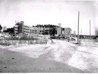 Nybygge på Rosenkällaområdet, foto 1952.