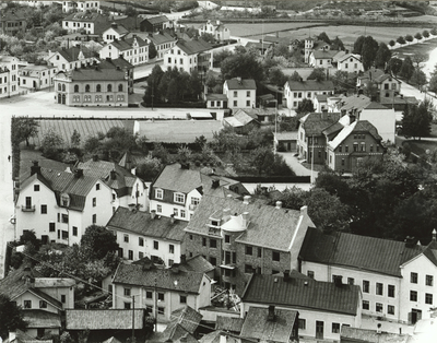 Kvarteren Präntaren och Bonden samt gärdena kring Eskilstunavägen i Strängnäs.