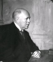 Professor Gunnar Andersson, målning av Bernhard Österman