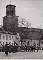 F11 ceremoni på Stora torget i Nyköping 1942