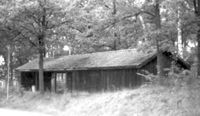 Cykelställ på Sundby sjukhusområde, Strängnäs 1986