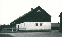 Stallbyggnad på Sundby sjukhusområde i Strängnäs 1986