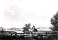 Trosaån vid Åda, 1820-tal