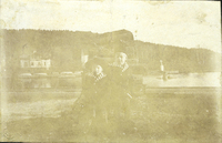 Syskonen Gwendolen (Glett) och Georg (Görgen) Fleetwood, 1890-tal