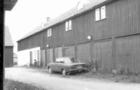 Stallbyggnad på Sundby sjukhusområde i Strängnäs 1986