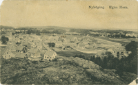 Vykort: Nyköping, egna hem, ca 1902