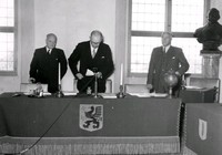Landstinget sammanträder i Kungstornet år 1951
