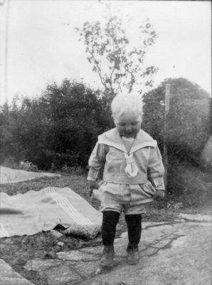 Gösta på Ringsö år 1917