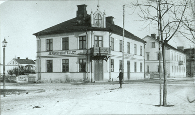 Järnvägshotellet i Strängnäs, cirka 1900
