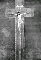 Silkebroderat kors från 1400-talets slut