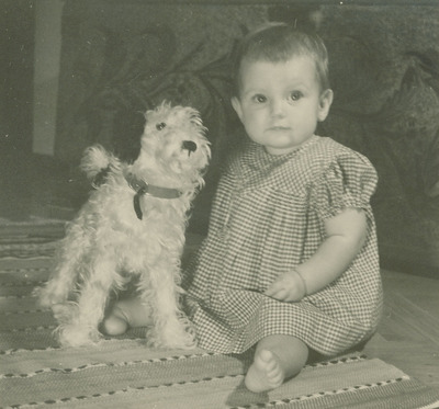 Kerstin Bergmans dotter ca 1950