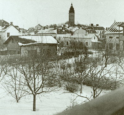 Utsikt från Nygatan 7 i Strängnäs