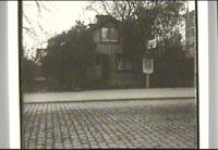 Engbloms gård och Teatertorget i Nyköping, omkring 1920.