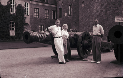 Einar och Gertrud Höglund vid Galten och Suggan, Gripsholms slott