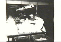 Ullsortering vid Fors ullspinneri år 1950