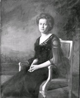 Ebba Björkbom, målning av Bernhard Österman