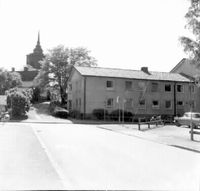 Prästgatan, hörnet av Hospitalsgatan, Nyköping