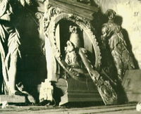 Rester av altaruppsats, statyett, Vagnhärads kyrka