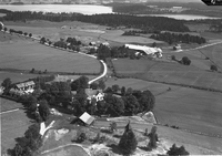 Flygbild - Runtuna kyrka, flygfoto 1939