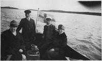 Motorbåten Svanens resa Nyköping-Arkösund-Söderköping-Valdemarsvik 1926