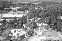 Flygbild - Husby-Rekarne kyrka