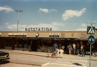 Strängnäs busstation, juli 1980