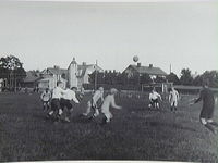 Fotbollsmatch, Bondestad, 1917